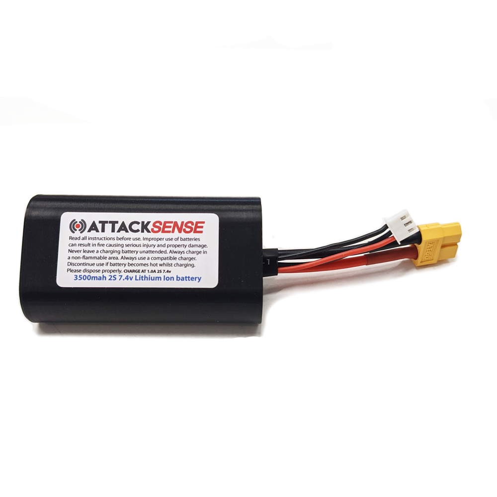 AttackSense 3000mah LiOn rechargeable battery